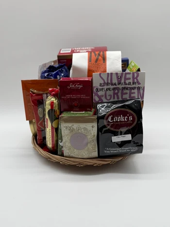 Gift basket of fine foods