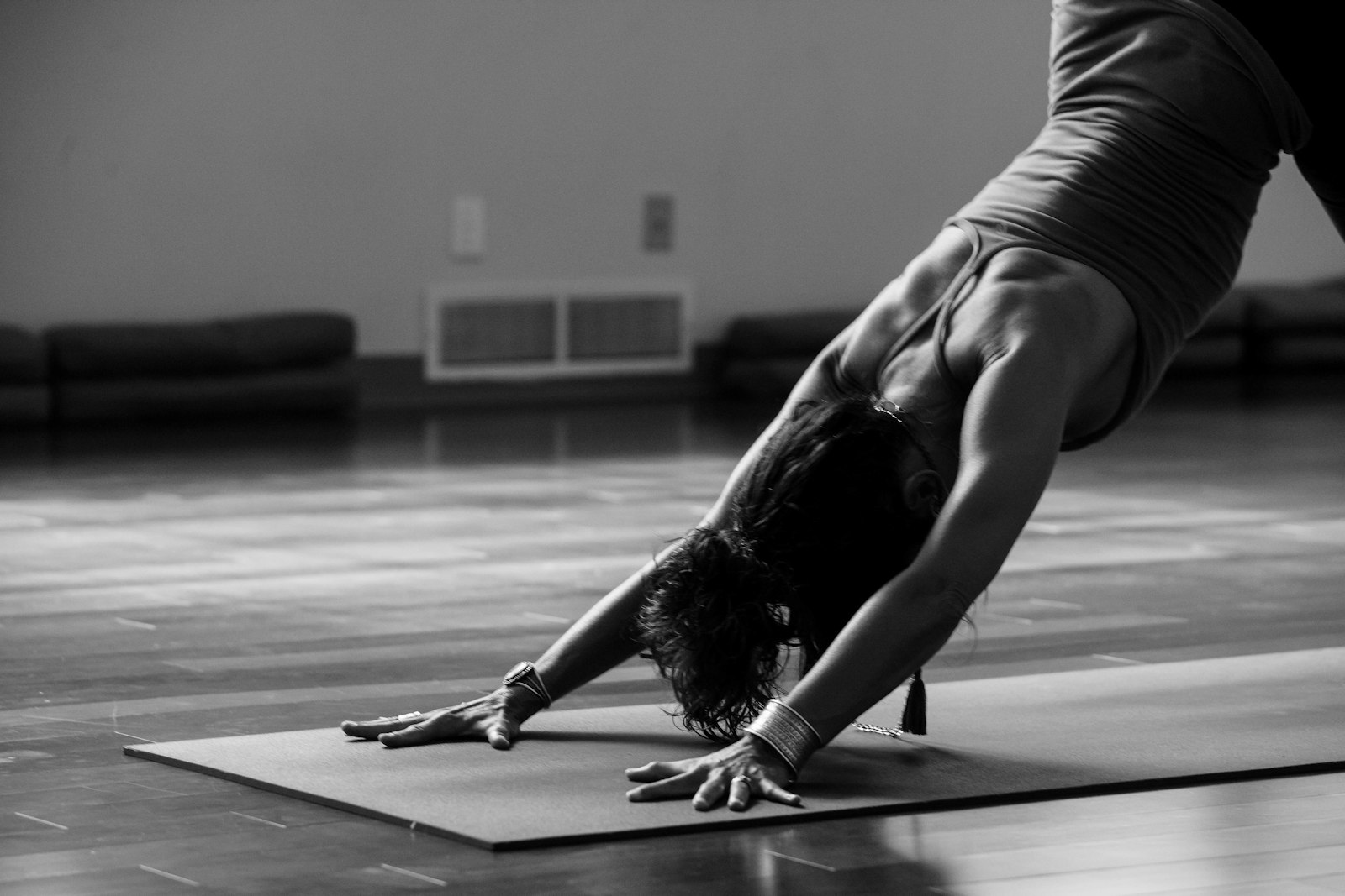 A restorative, supported yoga pose
